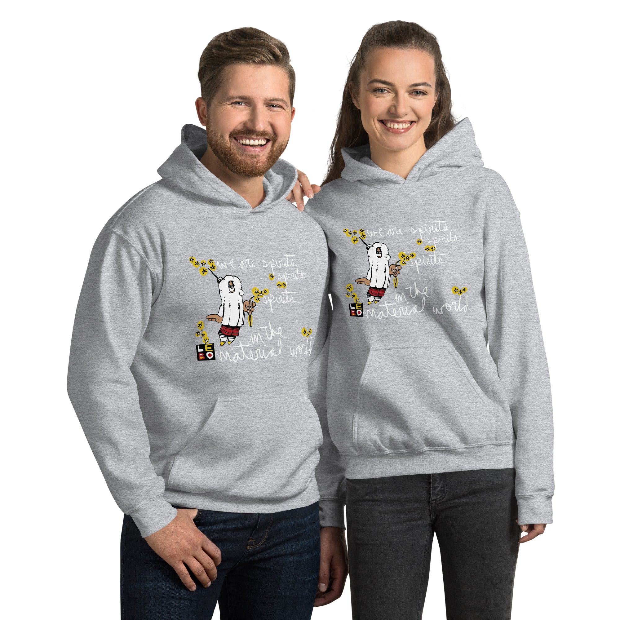 We Are Spirits in the Material World - Lebo Unisex Hoodie